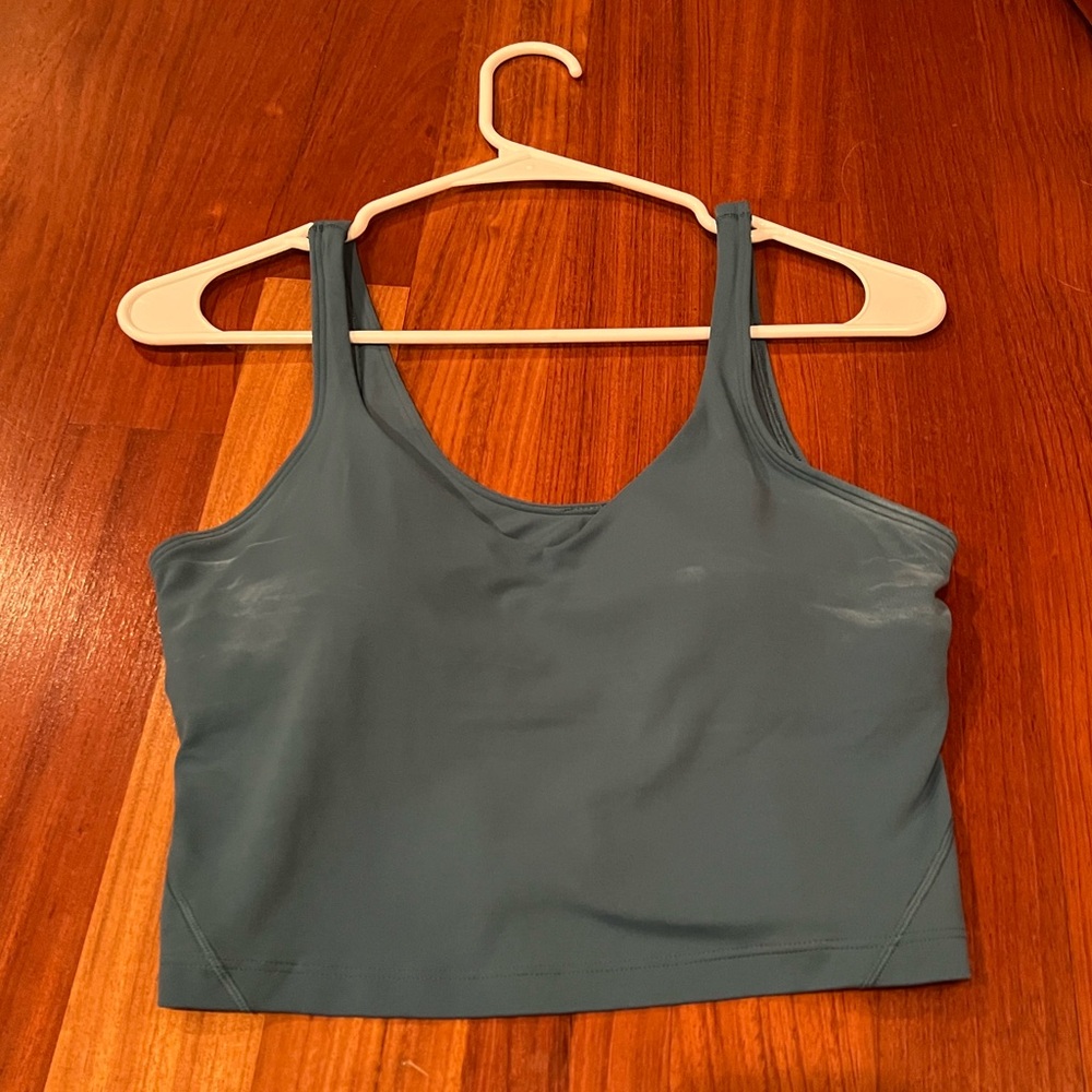 Lululemon align tank in teal blue size 8